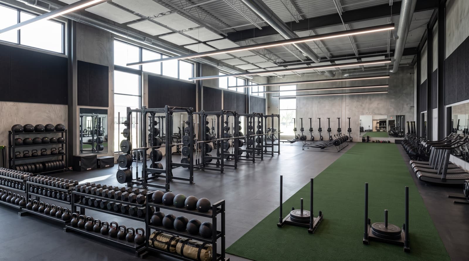 Custom gym design and layout